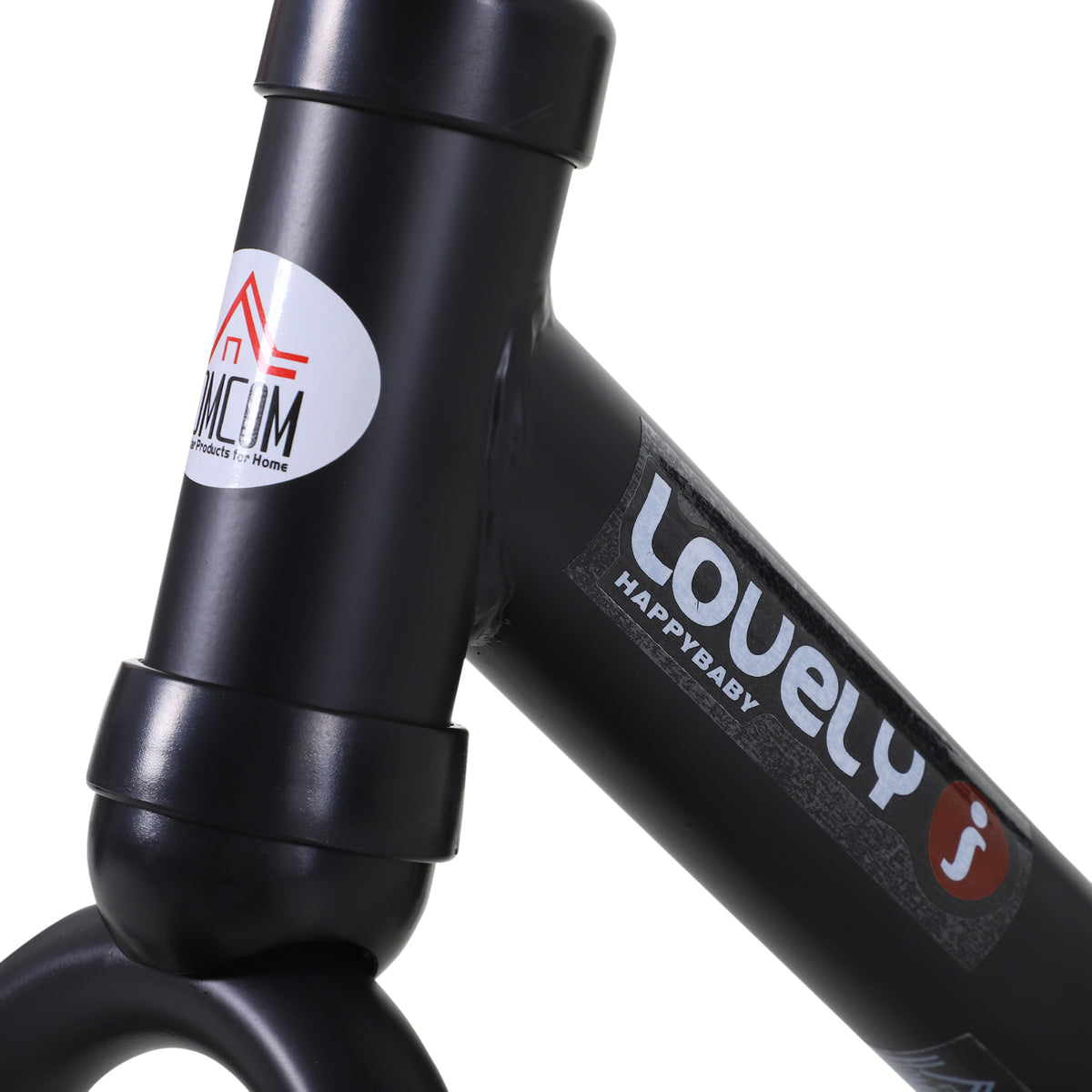 Vélo Enfant draisienne 2 en 1 roulettes et pédales Amovibles Roues 12" Hauteur Selle réglable pour enfants de 2 à 5 ans Acier Noir