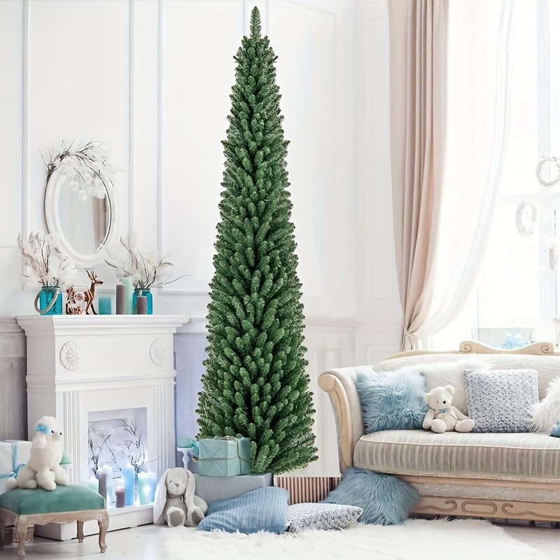 Slim Artificial Christmas Tree-1