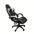 Ultimate Gaming Throne: Reclining High Back PU Leather Gaming Chair with Ergonomic Design and Memory Foam Cushion-0