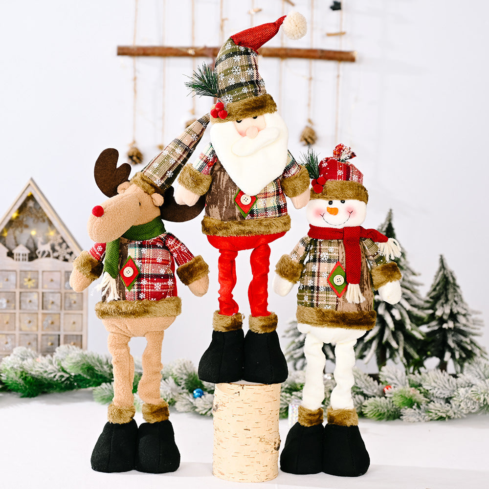 Christmas Telescopic Leg Doll-1