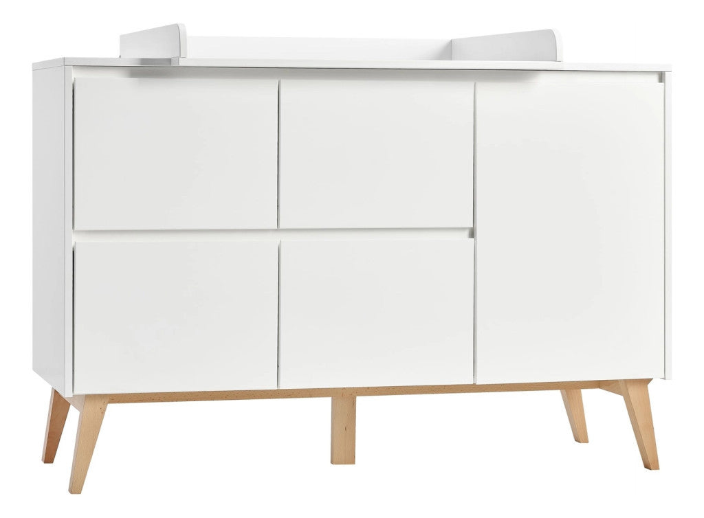 Pinio Swing White 4 fiókos szekrény