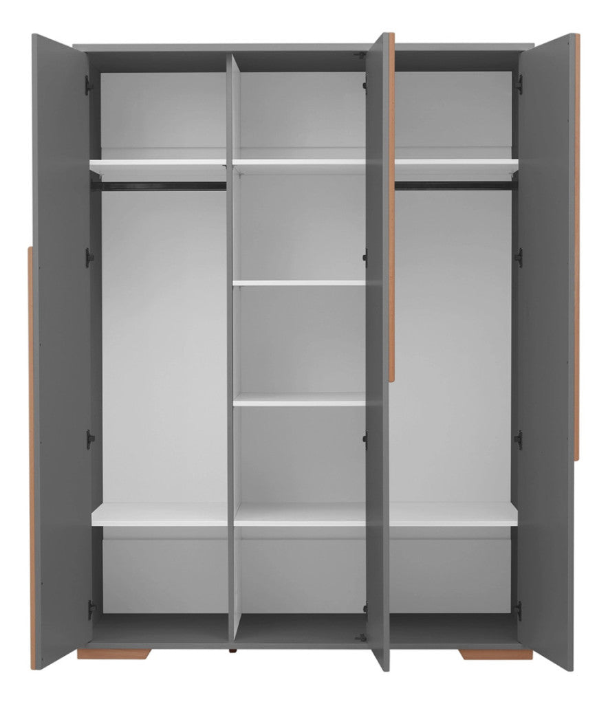 Pinio Snap Dark Grey 3 ajtós szekrény