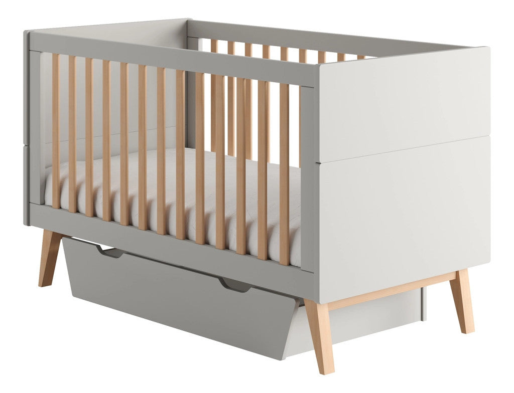 Pinio Swing Grey babaágy 140x70 cm-3