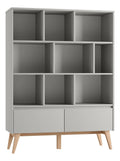 Pinio Swing Grey széles könyvespolc