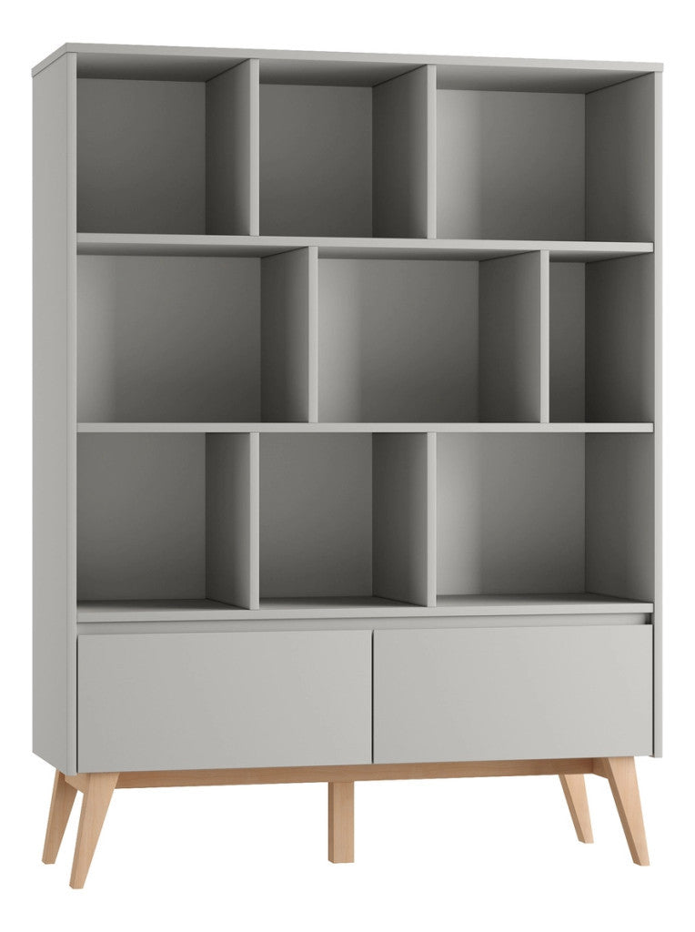 Pinio Swing Grey széles könyvespolc