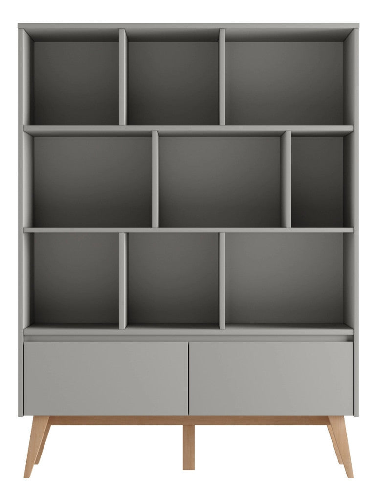 Pinio Swing Grey széles könyvespolc