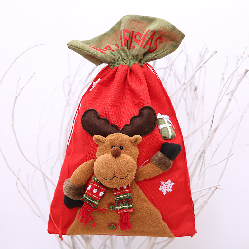 Drawstring Christmas Gift Bag-3