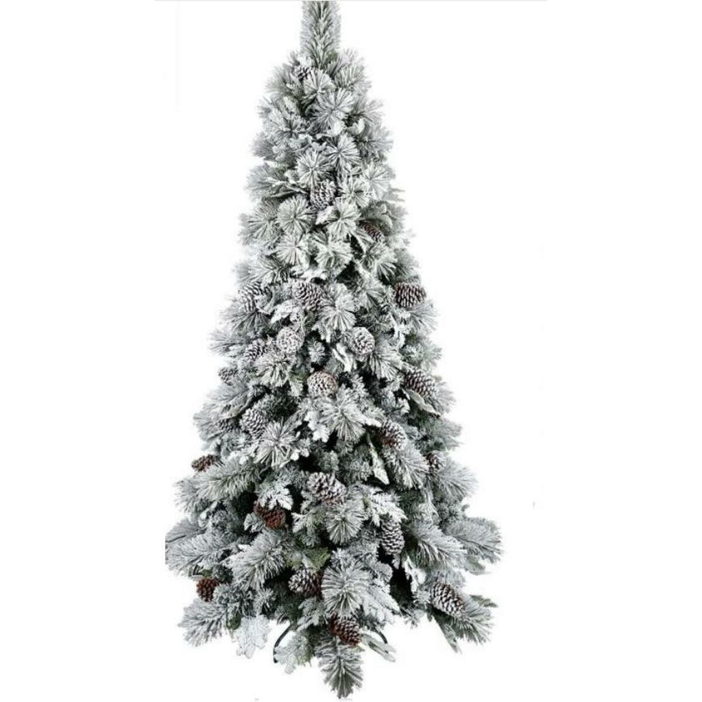 Christmas Tree Home ESPRIT White PVC Aluminium Snowfall 94 X 94 X 150 CM-0