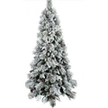 Christmas Tree Home ESPRIT White PVC Aluminium Snowfall 94 X 94 X 150 CM-0