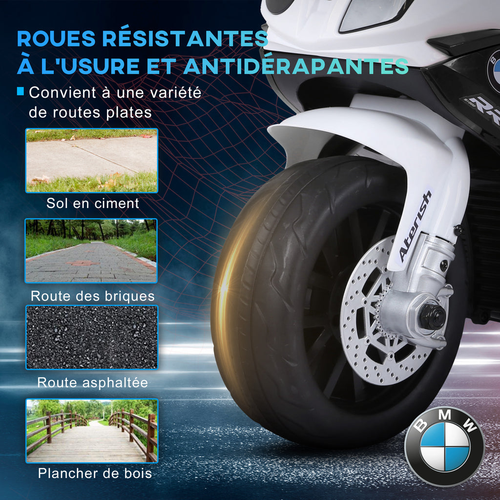 BMW S1000RR Elektromos Gyerek Kismotor – Licencelt, Lámpákkal és Zenével