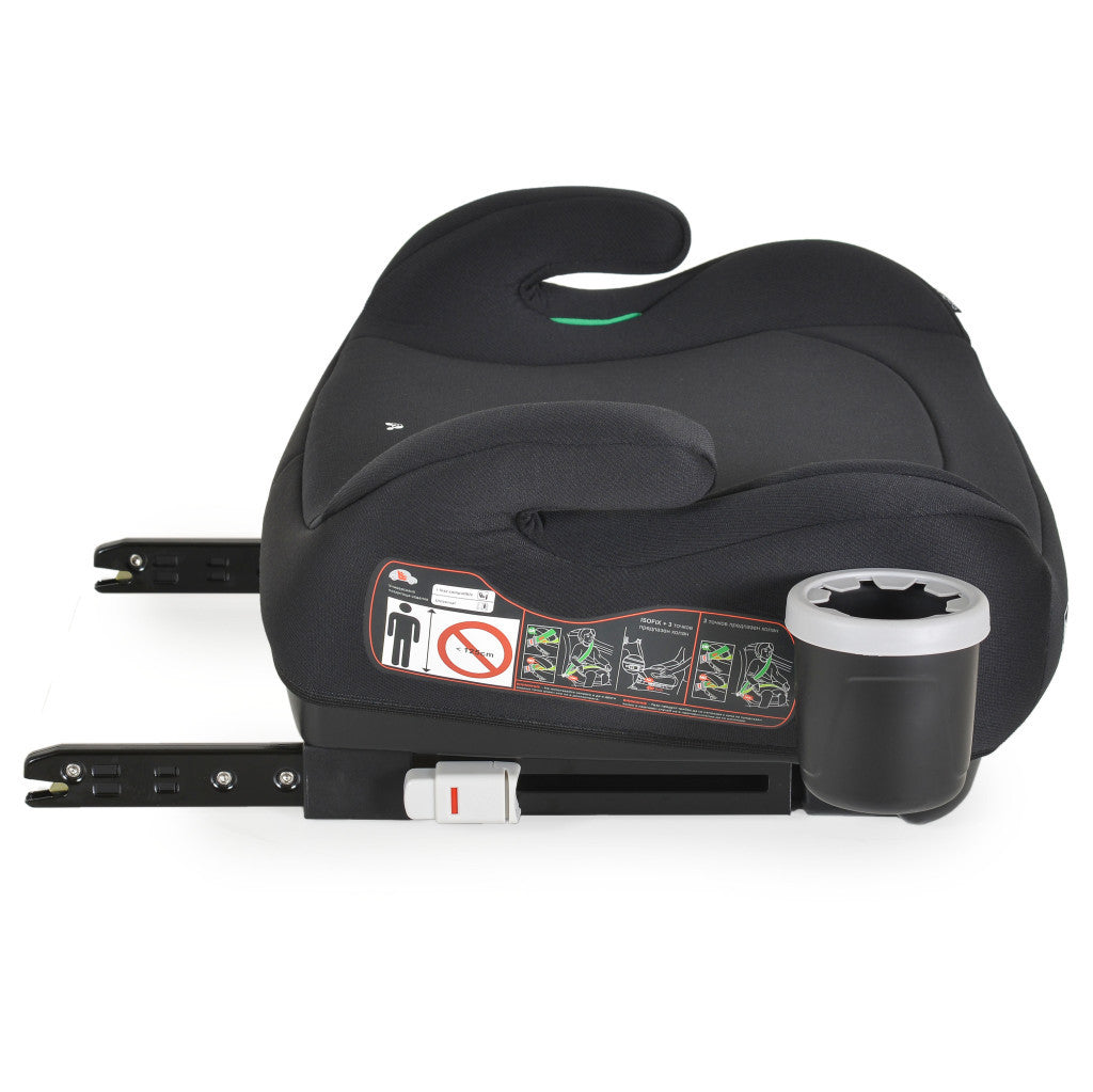 Cangaroo I-Swift I-Size Isofix ülésmagasító (125-150cm) - Fekete-1