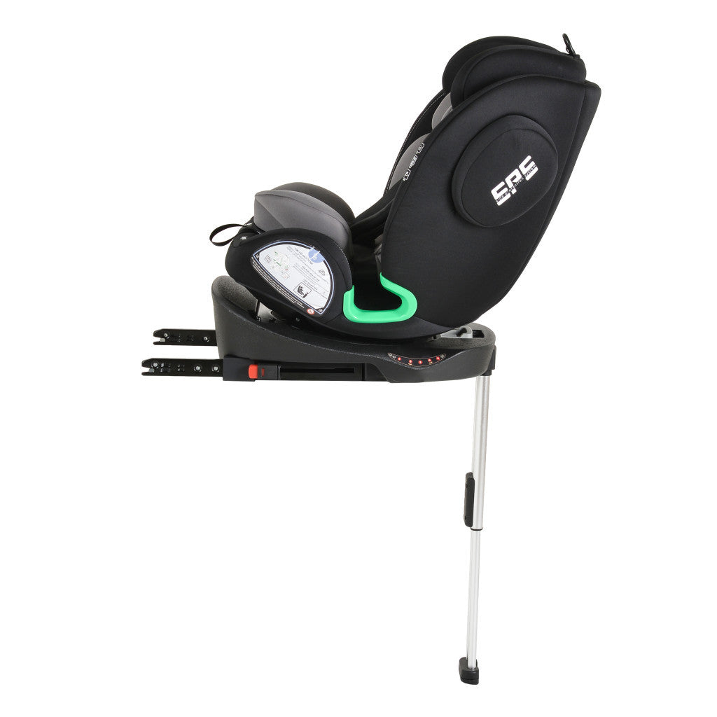 Moni Legend I-Size 360°-ban forgatható ISOFIX gyermekülés 40-150 cm - Szürke-2