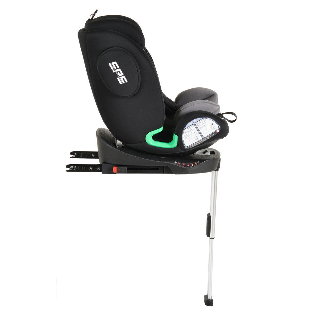 Moni Legend I-Size 360°-ban forgatható ISOFIX gyermekülés 40-150 cm - Szürke-3