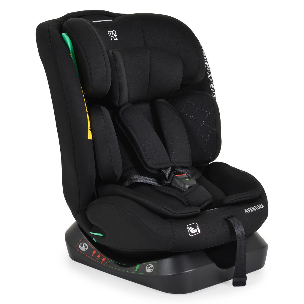 Moni Aventura I-Size gyermekülés (40-150 cm) - Fekete