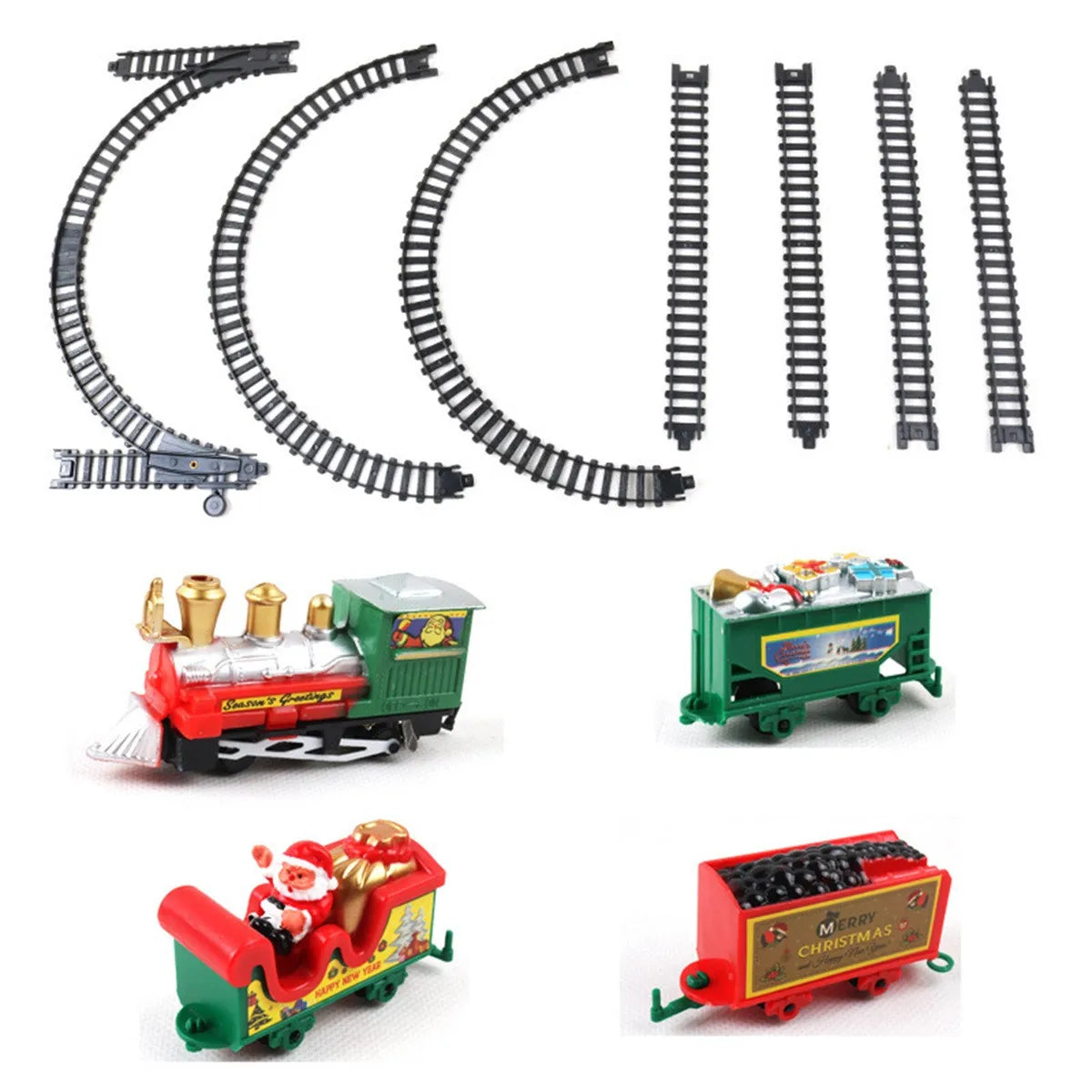 Realistic Christmas Electric Train Set-3