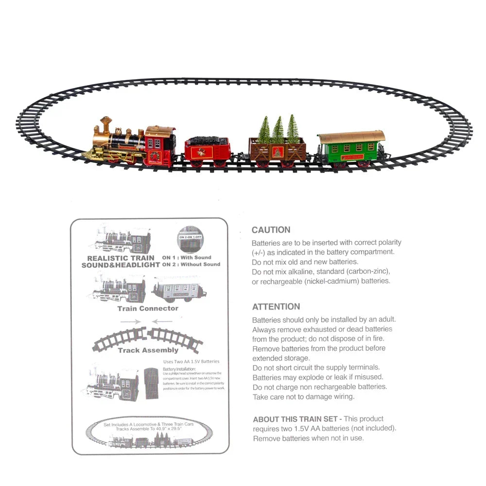 Christmas Village Train Set-3