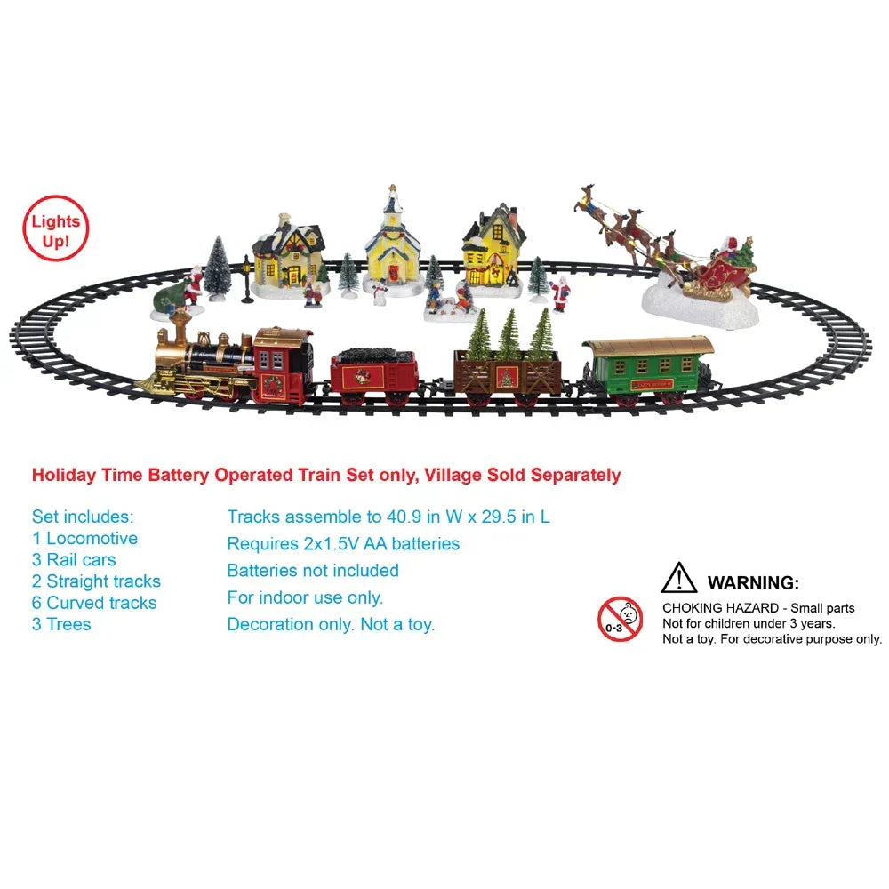 Christmas Village Train Set-4