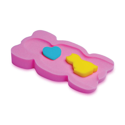 Baby Care Uni szivacs babatartó - Pink-0