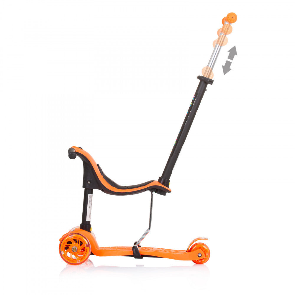 Chipolino Multi Plus roller tolókarral - orange-1