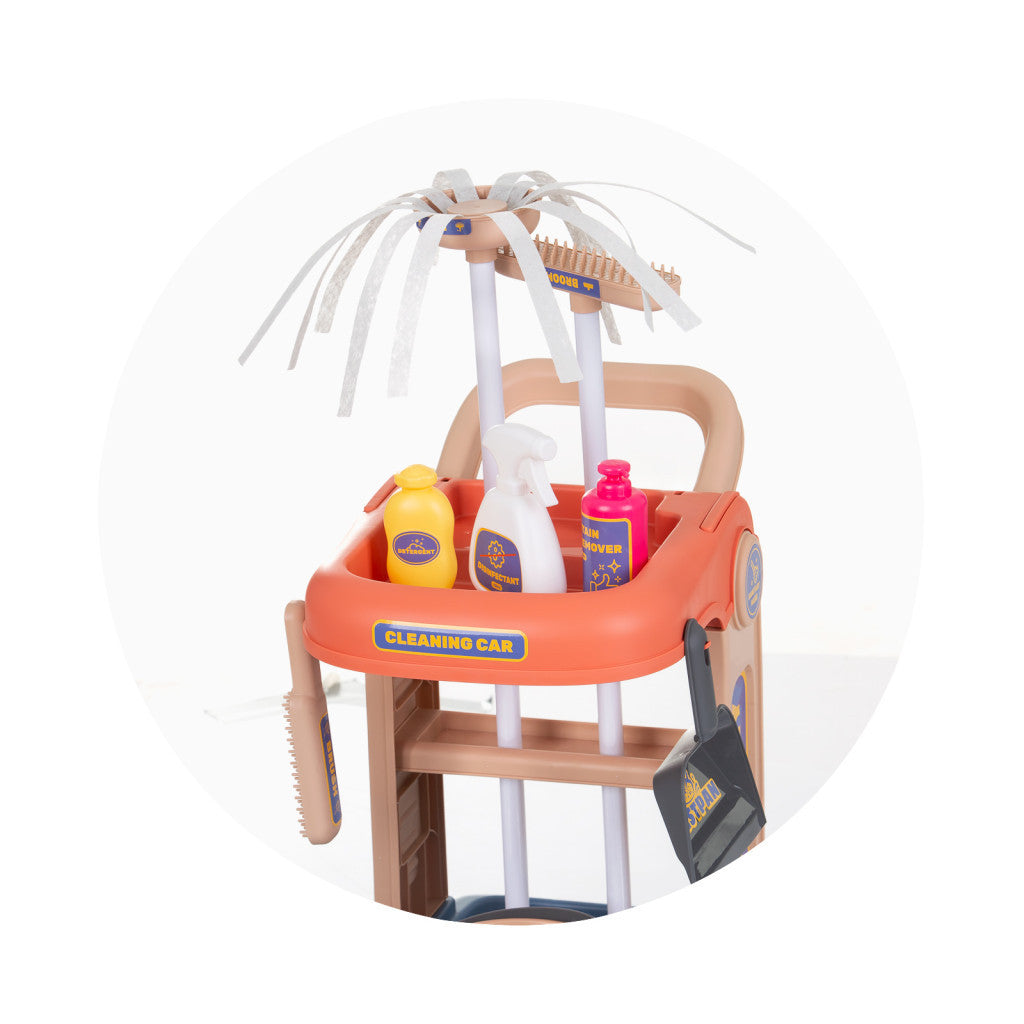 Chipolino takarító kocsi játék szett-4