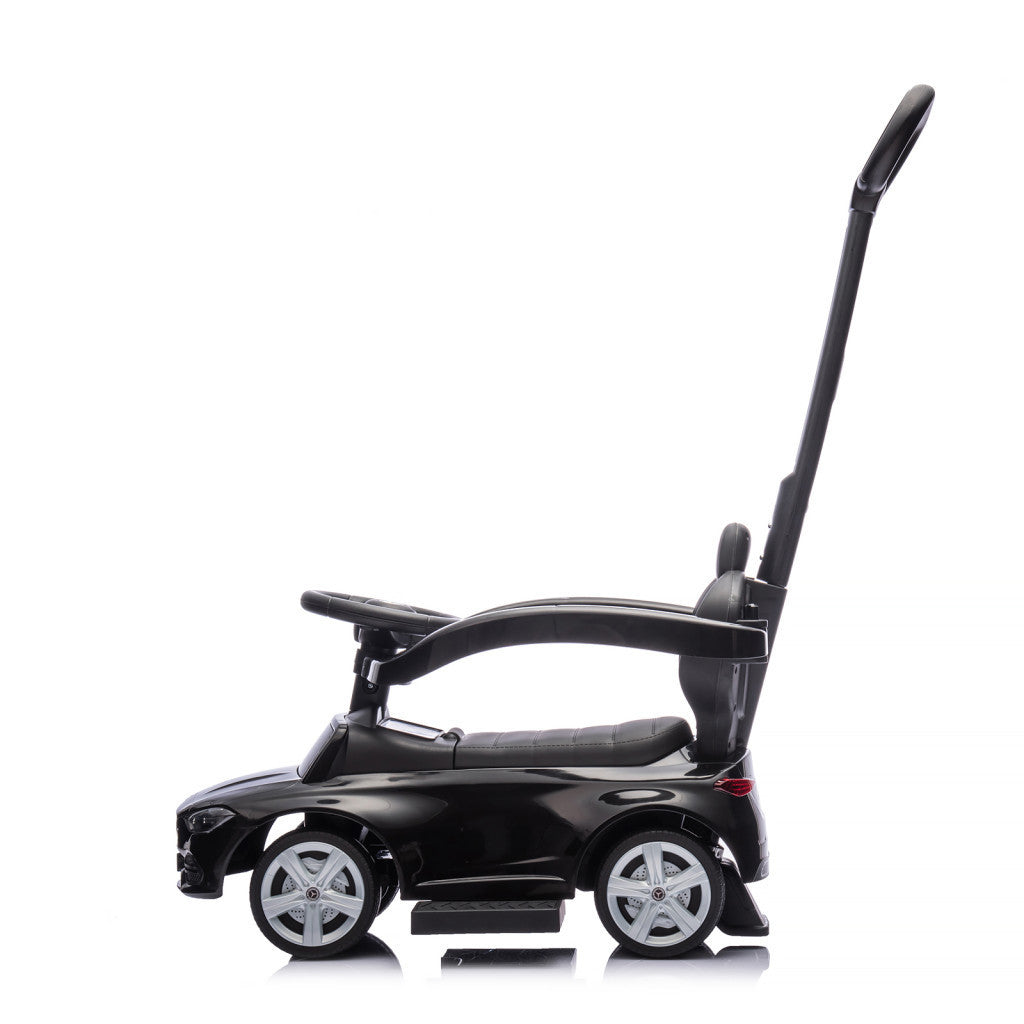 Chipolino Mercedes Benz C-Class bébitaxi tolókarral - black