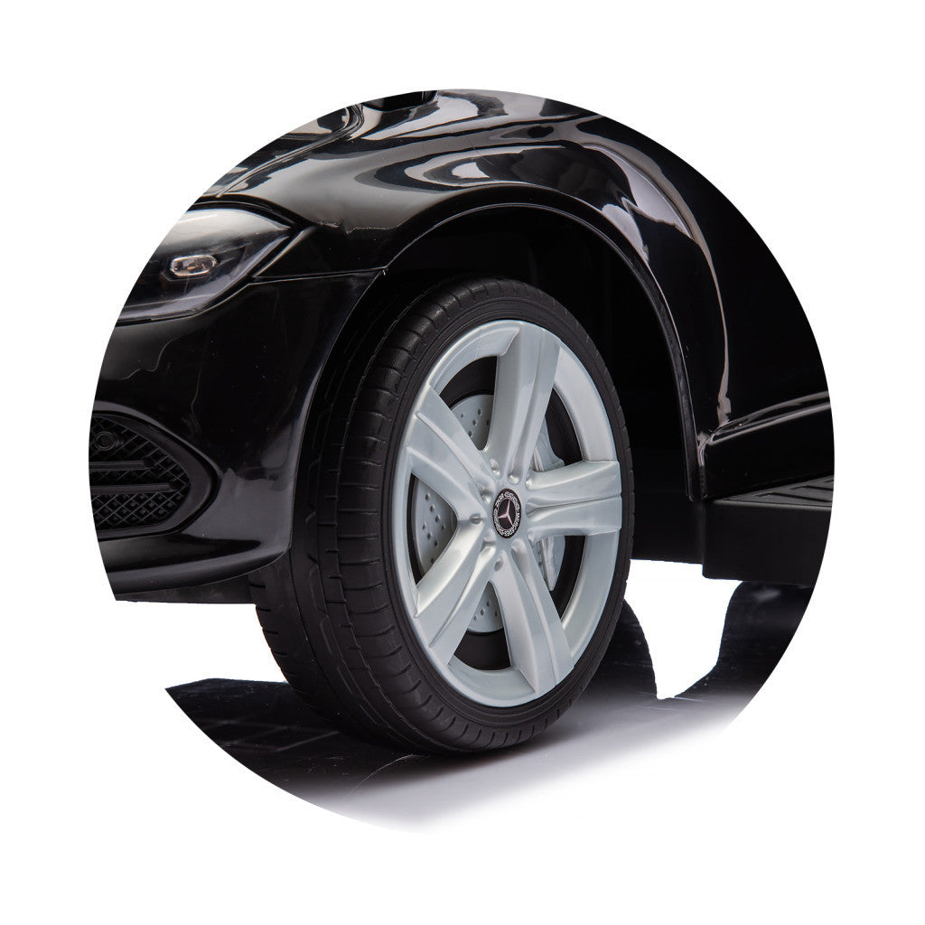 Chipolino Mercedes Benz C-Class bébitaxi tolókarral - black