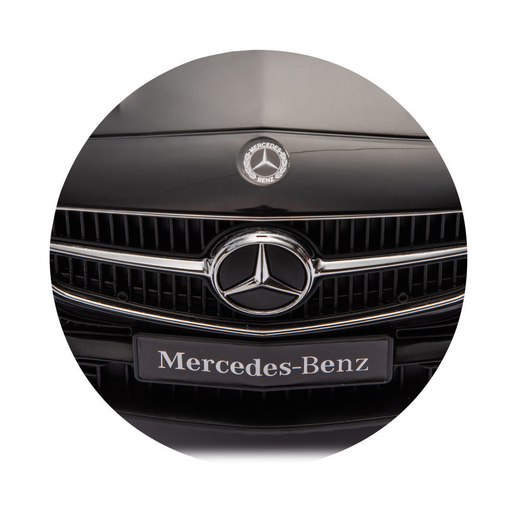 Chipolino Mercedes Benz C-Class bébitaxi tolókarral - black