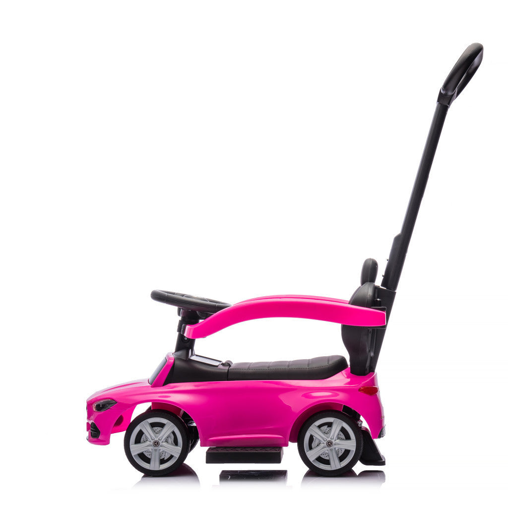 Chipolino Mercedes Benz C-Class bébitaxi tolókarral – Pink