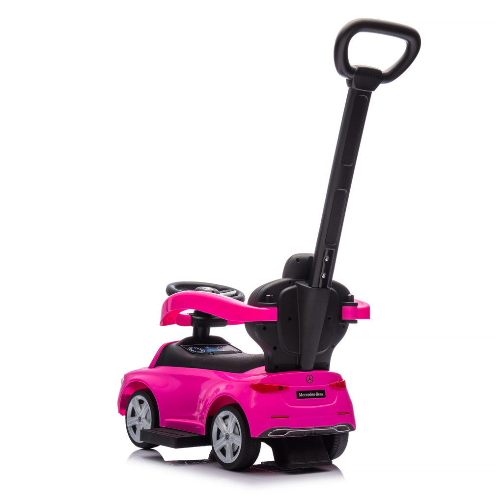 Chipolino Mercedes Benz C-Class bébitaxi tolókarral – Pink