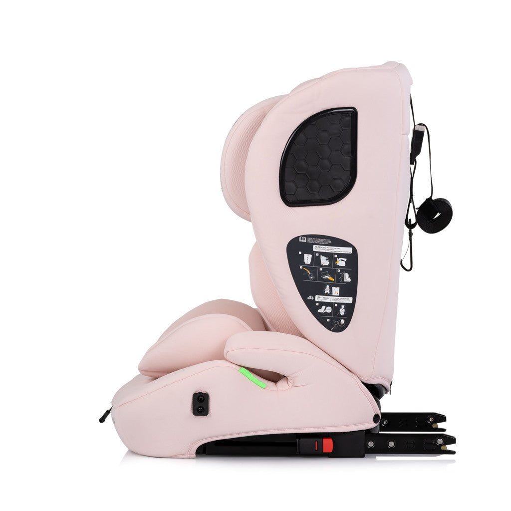 Chipolino Tycoon ISO autósülés Isofix 76-150cm - pink marshmallow