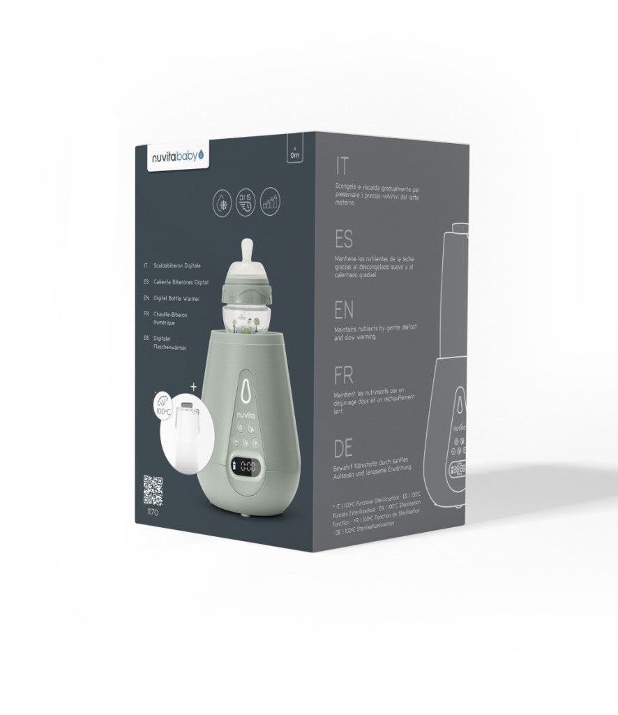 Nuvita digitális cumisüveg-melegítő - 1170 - Sage green-3