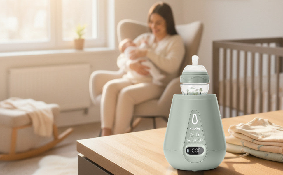 Nuvita digitális cumisüveg-melegítő - 1170 - Sage green-6