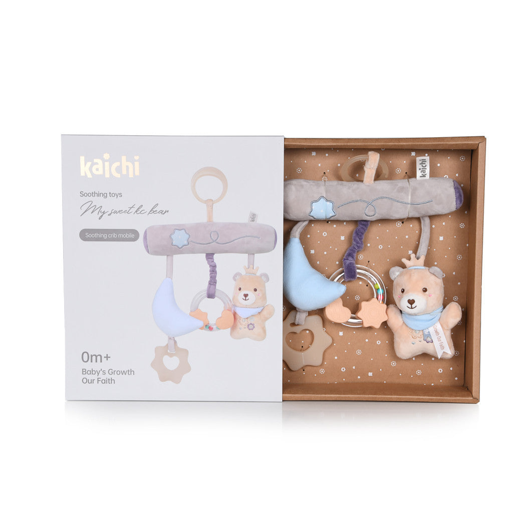 Chipolino Babajáték babakocsira és kiságyra - Bear and Moon-1