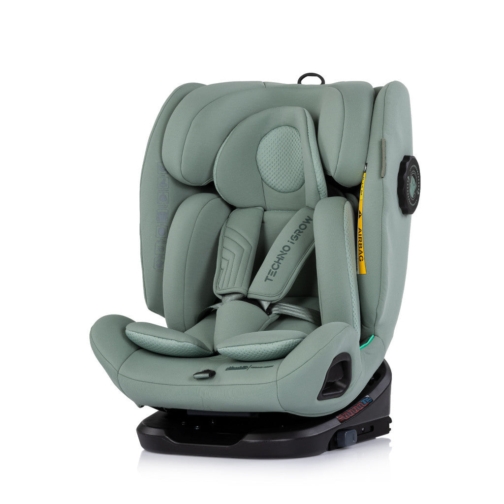 Chipolino Techno iGrow autósülés Isofix 40-150cm - matcha