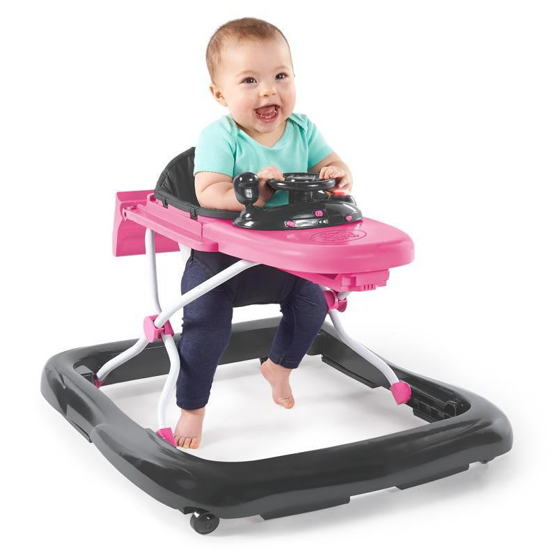 Bright Starts Bébikomp, 3in1 Ford Mustang, Pink, 6 hó+, 12 kg-ig