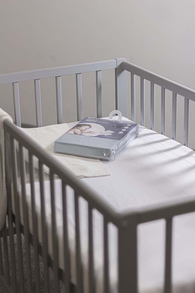 Petite&Mars Gumis lepedő, Soft Dream, 120x60 cm, Grey-4