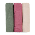 Petite&Mars Bambusz muszlin 3db-os pelenka szett Moussy Botanic Tones 68 x 68 cm-0