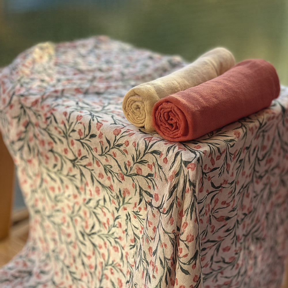 Petite&Mars Bambusz muszlin 3db-os pelenka szett Moussy Botanic Tones 68 x 68 cm-2