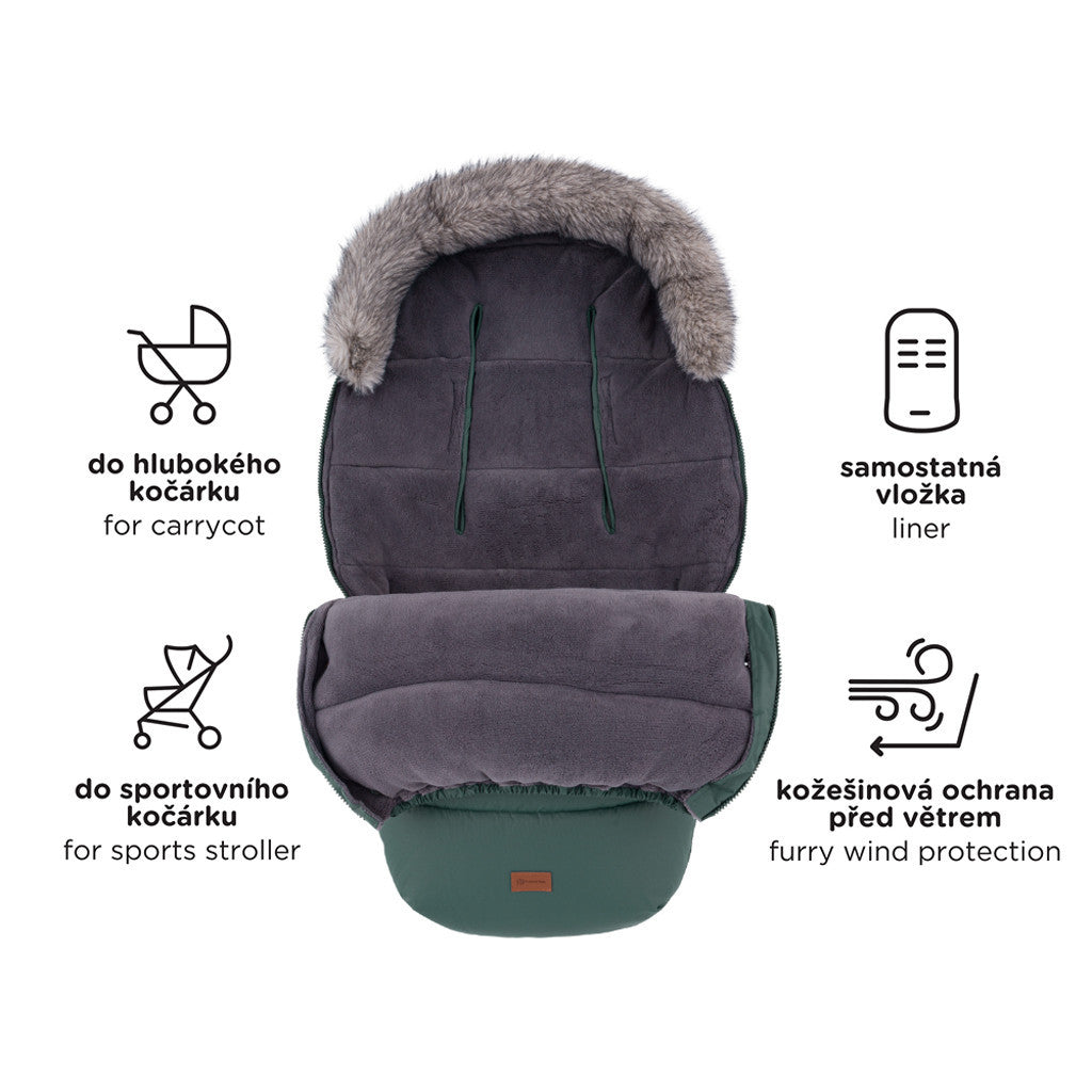 PETITE&MARS Bundazsák Comfy 4in1 - Rich Brown