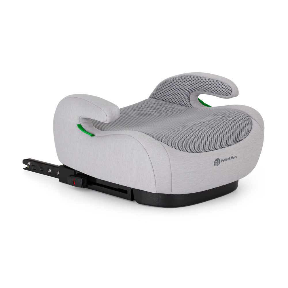 PETITE&MARS Optimus Pro i-Size Air Gentle Grey 125 - 150 cm (22-36 kg)-0
