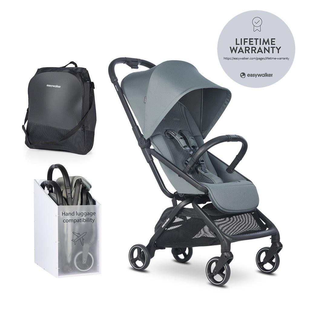 EASYWALKER Sport babakocsi Rockey S - Smooth Grey