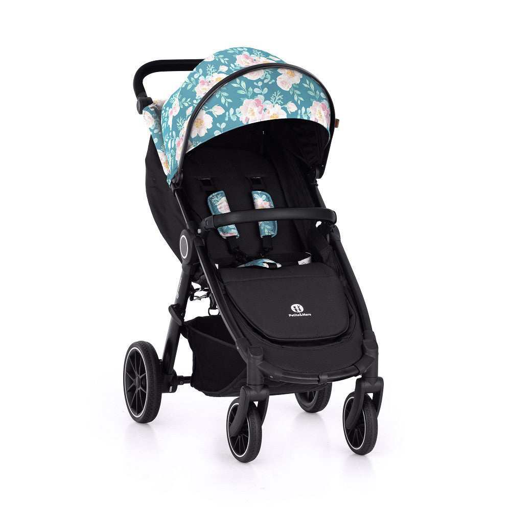PETITE&MARS Sport babakocsi Street+ RWS Black Limited 100 Roses-1