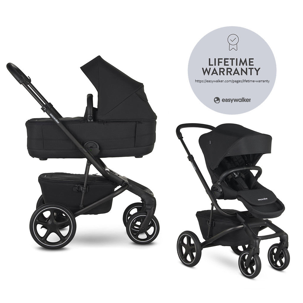 EASYWALKER Kombinált babakocsi Jimmey 2in1 Pepper Black LITE RWS-0