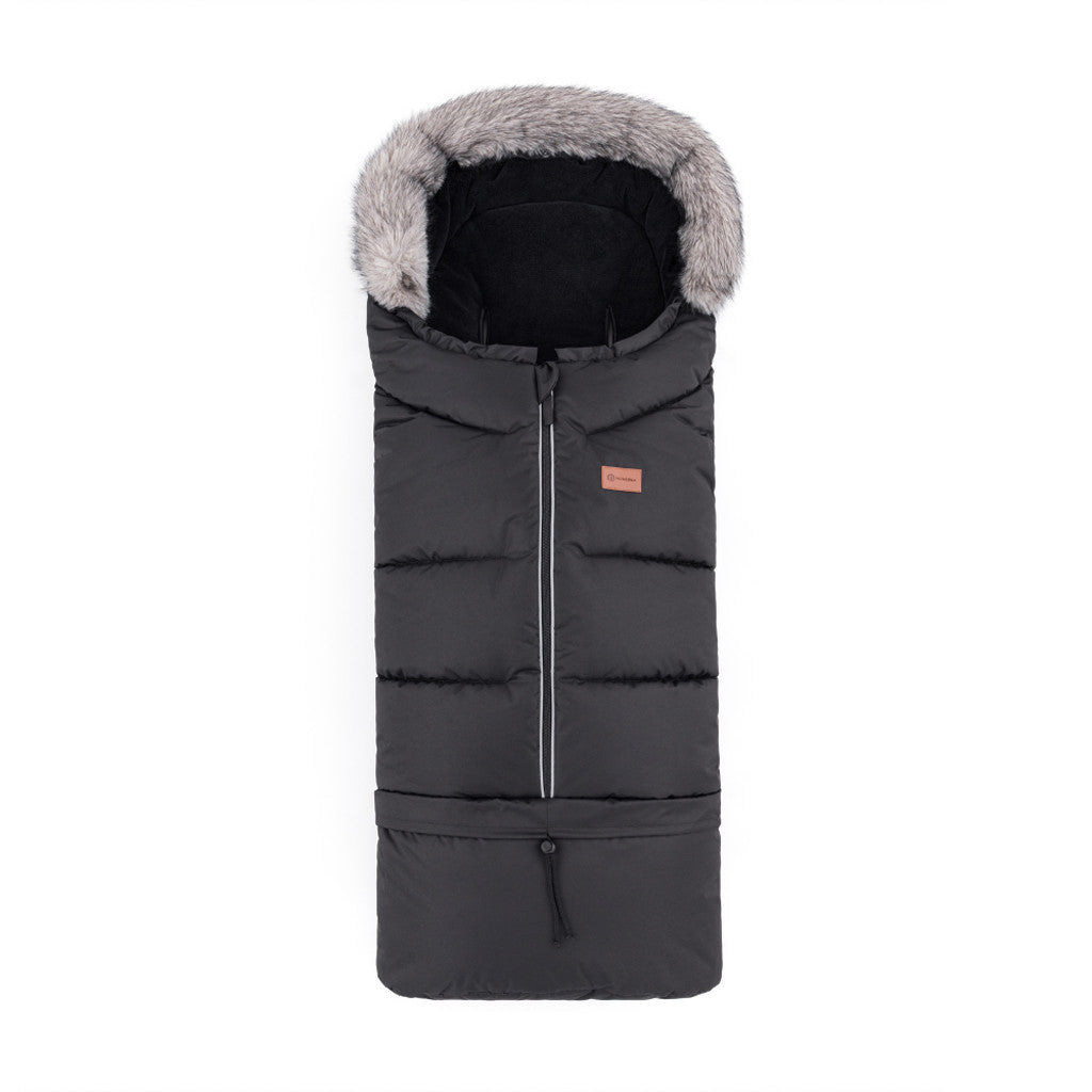 PETITE&MARS Téli szett Arctic 4in1 bundazsák + kézmelegítő kesztyű babakocsira Furry - Forever