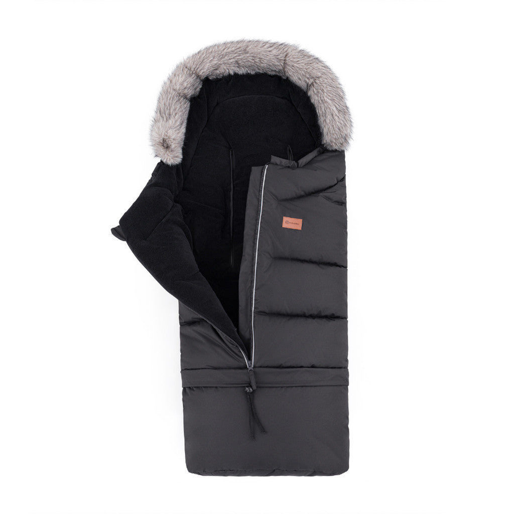 PETITE&MARS Téli szett Arctic 4in1 bundazsák + kézmelegítő kesztyű babakocsira Furry - Forever