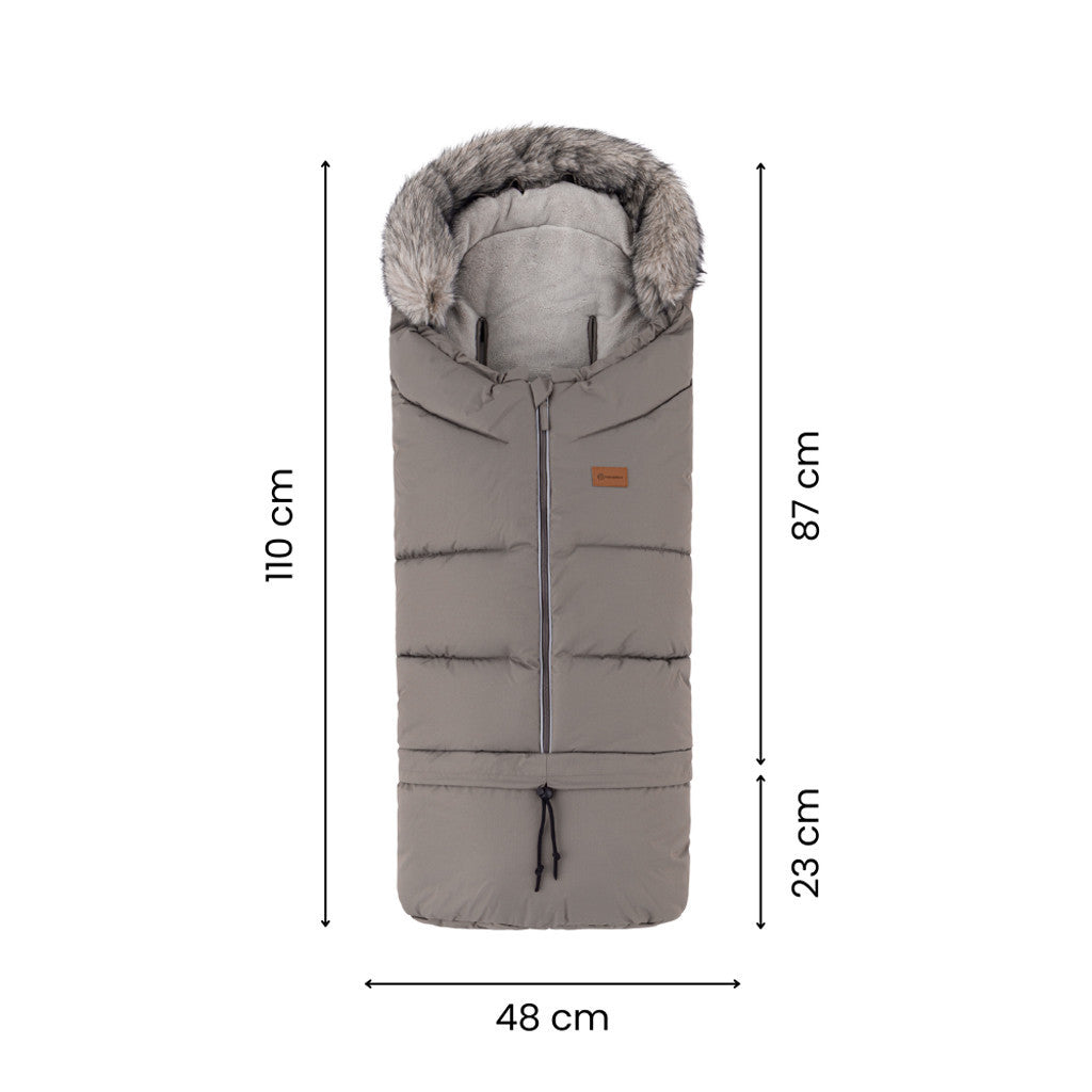PETITE&MARS Téli szett Arctic 4in1 bundazsák + kézmelegítő kesztyű babakocsira Furry - Forever