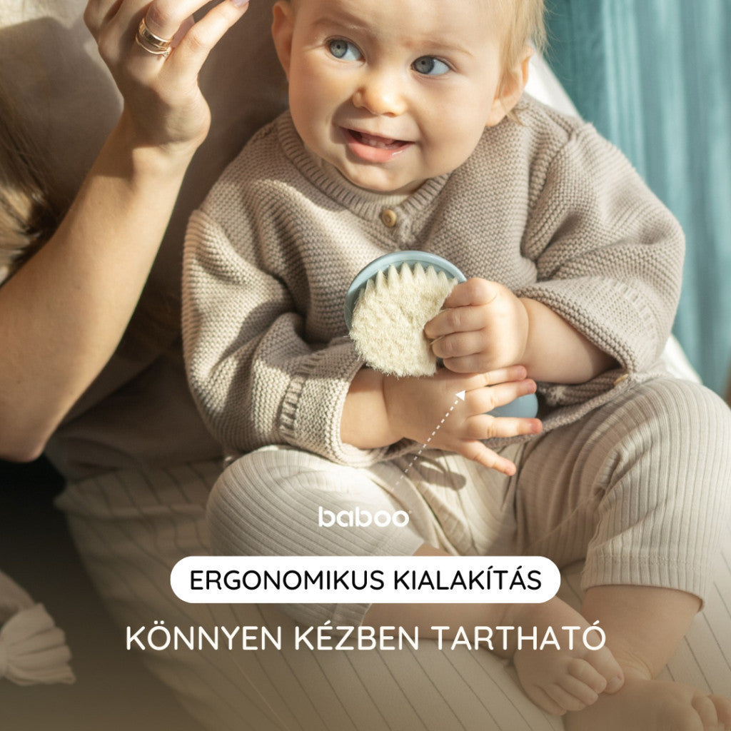 Baboo baba fésű és kefe szett - kék