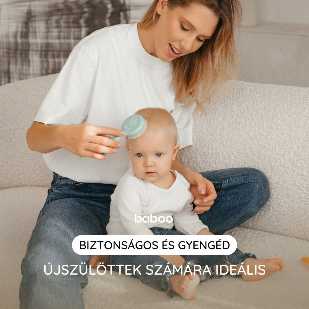 Baboo baba fésű és kefe szett - kék