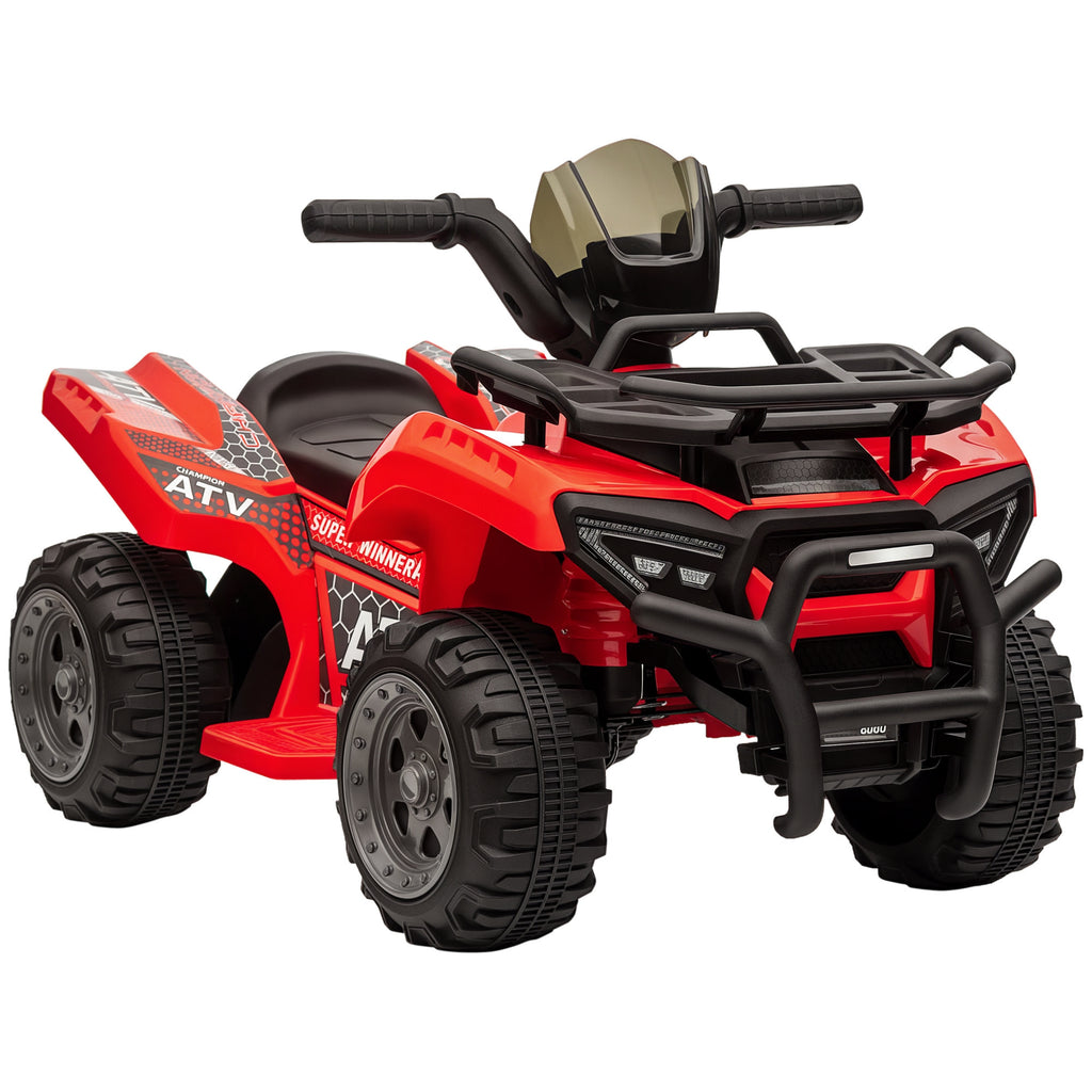 Quad buggy voiture électrique enfant quad électrique 18-36 mois 6 V 2 Km/h max. rouge