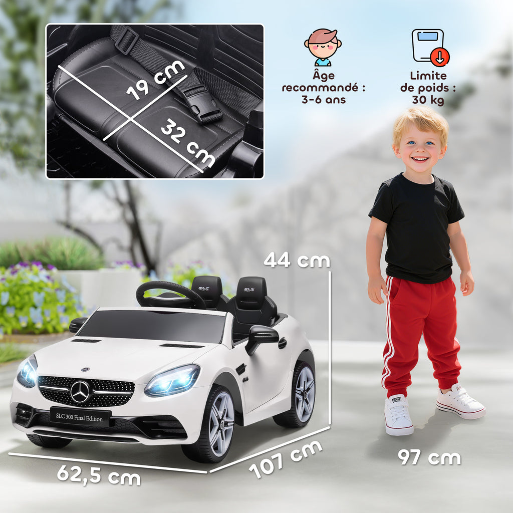 Mercedes SLC 300 Elektromos Gyerekautó – Licencelt, 12V, Távirányítóval